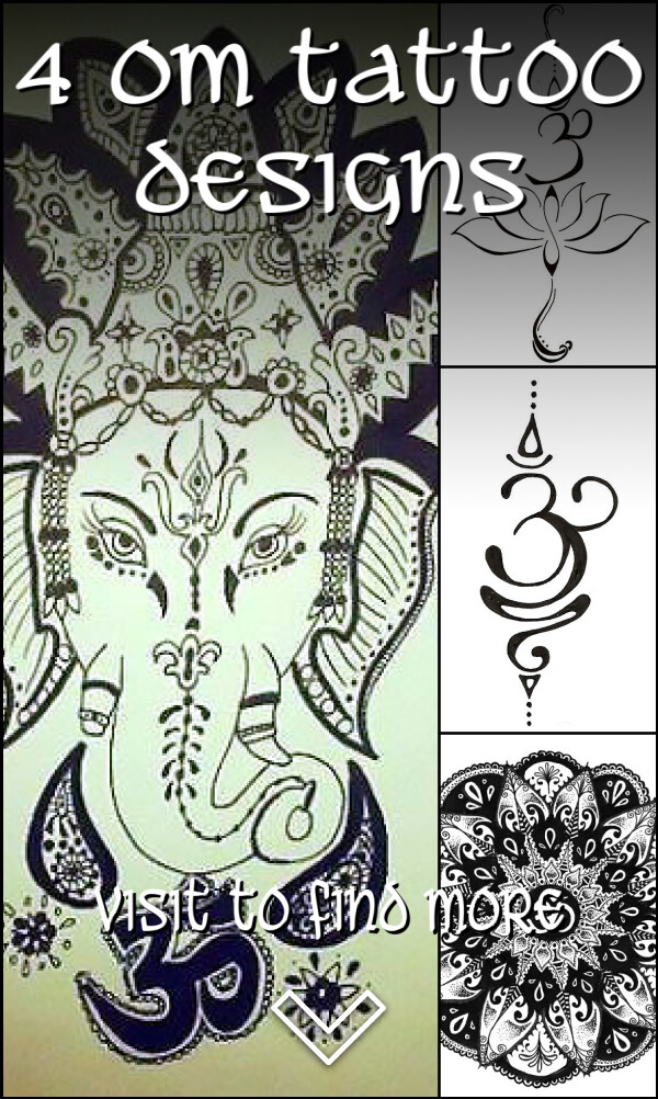 4 Om Tattoo Designs