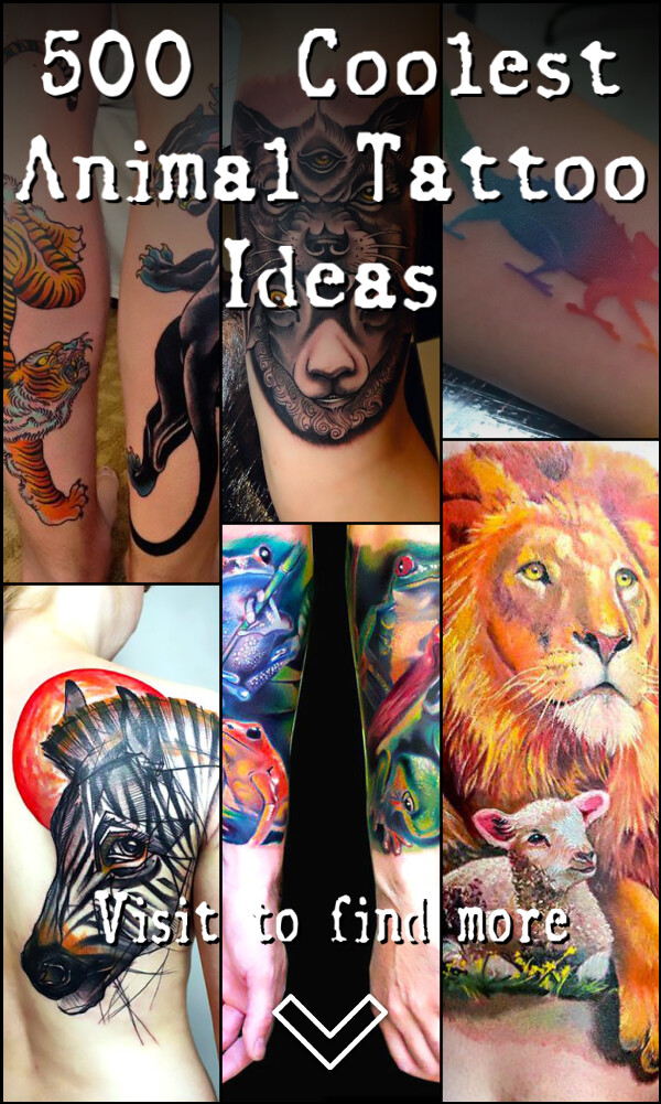 500+ Coolest Animal Tattoo Ideas