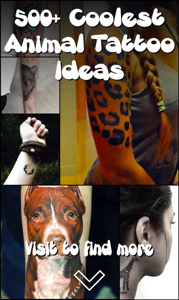 500+ Coolest Animal Tattoo Ideas