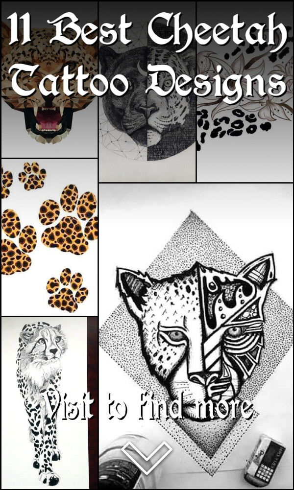 11 Best Cheetah Tattoo Designs