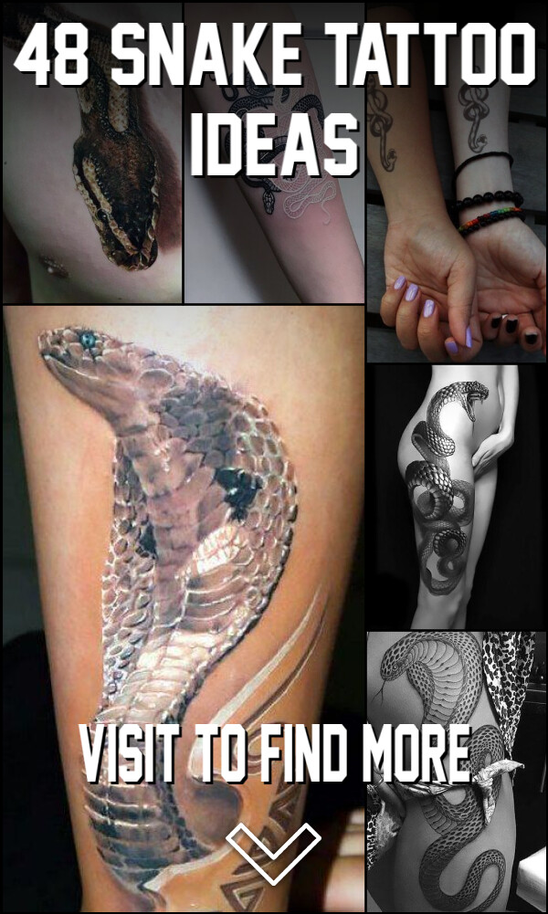 48 Snake Tattoo Ideas