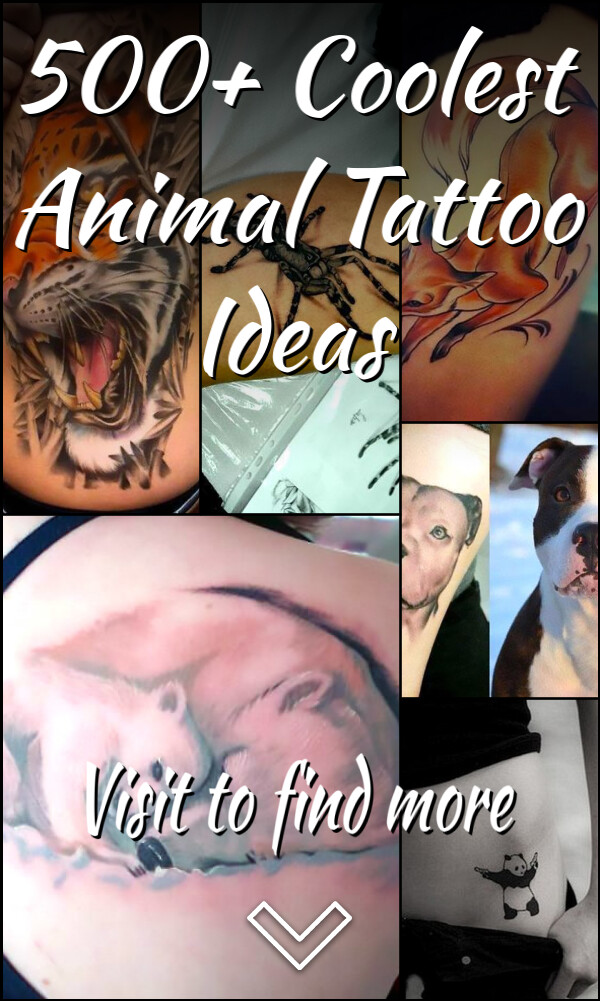 500+ Coolest Animal Tattoo Ideas