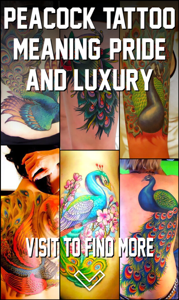 Peacock Tattoo Meaning: Pride and Luxury