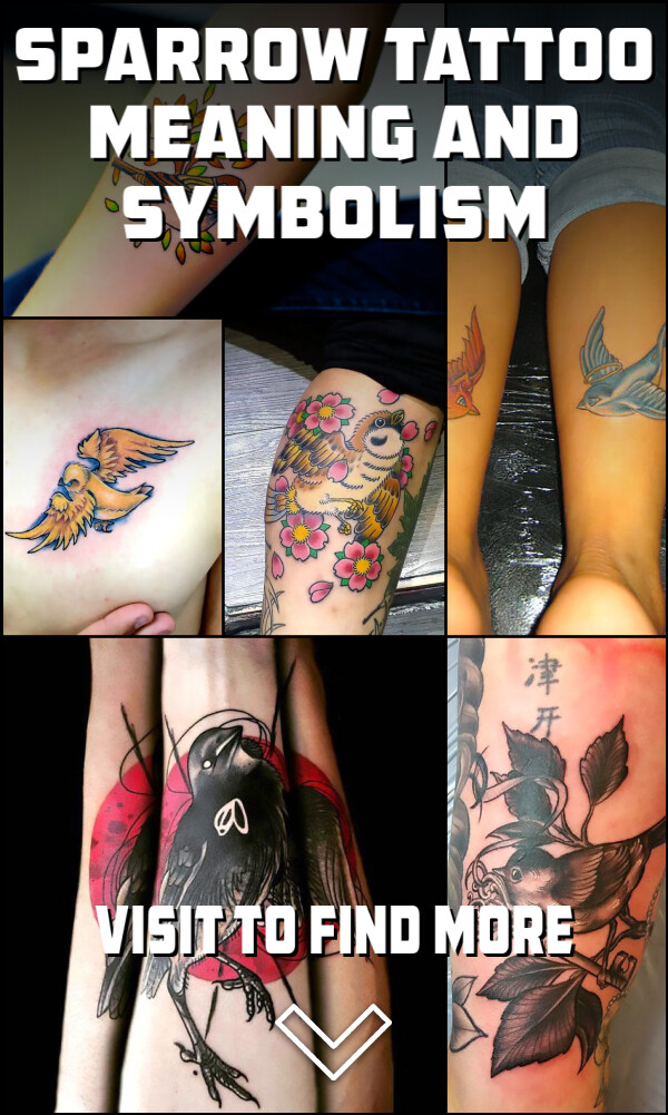 Sparrow Tattoo Meaning and Symbolism
