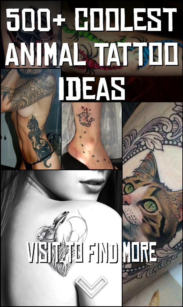 500+ Coolest Animal Tattoo Ideas