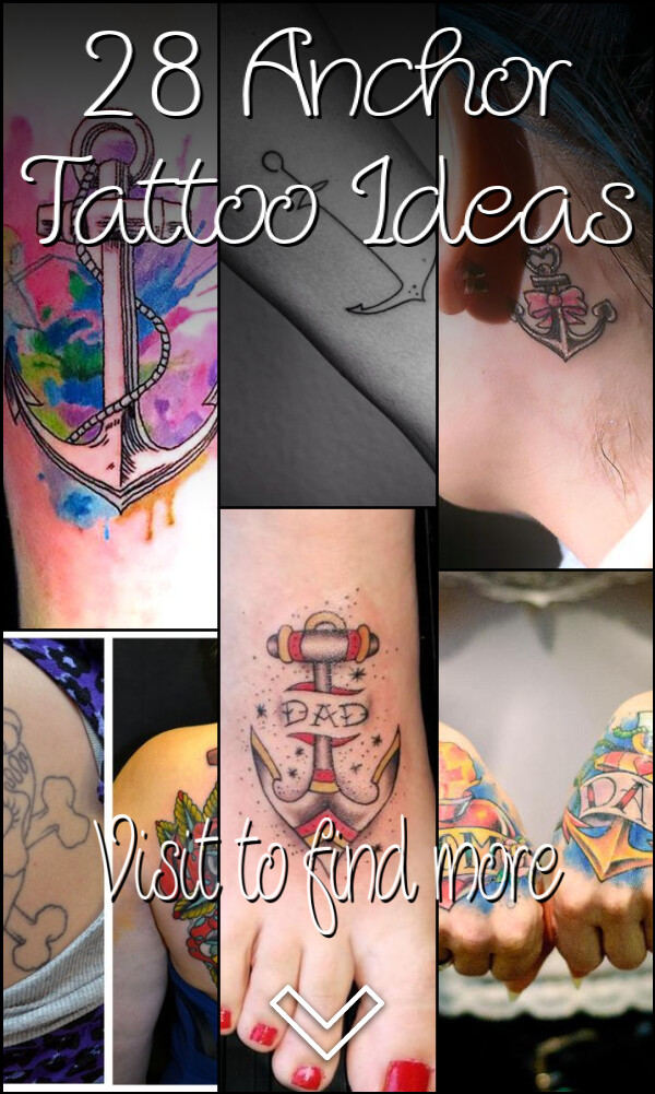 28 Anchor Tattoo Ideas