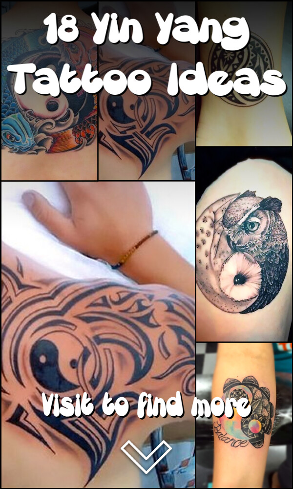 18 Yin Yang Tattoo Ideas