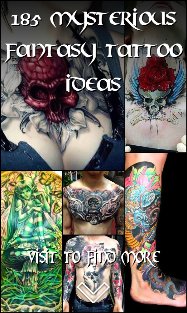185 Mysterious Fantasy Tattoo Ideas