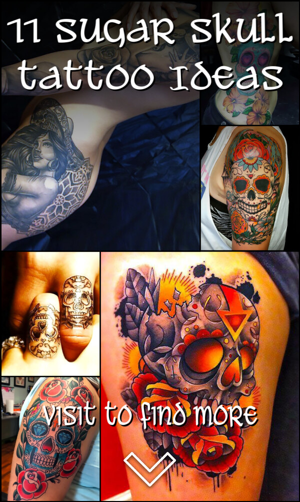 11 Sugar Skull Tattoo Ideas