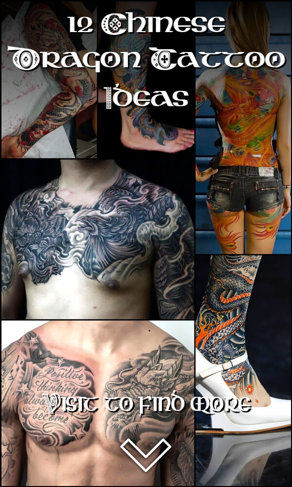 12 Chinese Dragon Tattoo Ideas