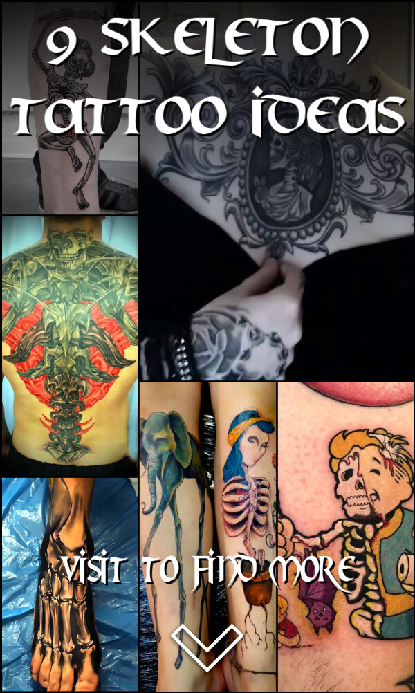 9 Skeleton Tattoo Ideas