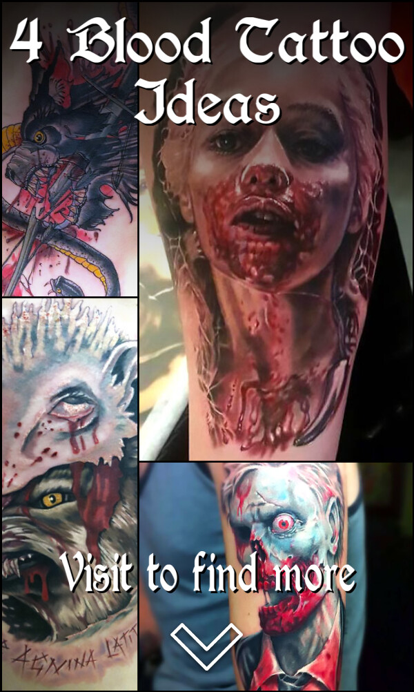 4 Blood Tattoo Ideas