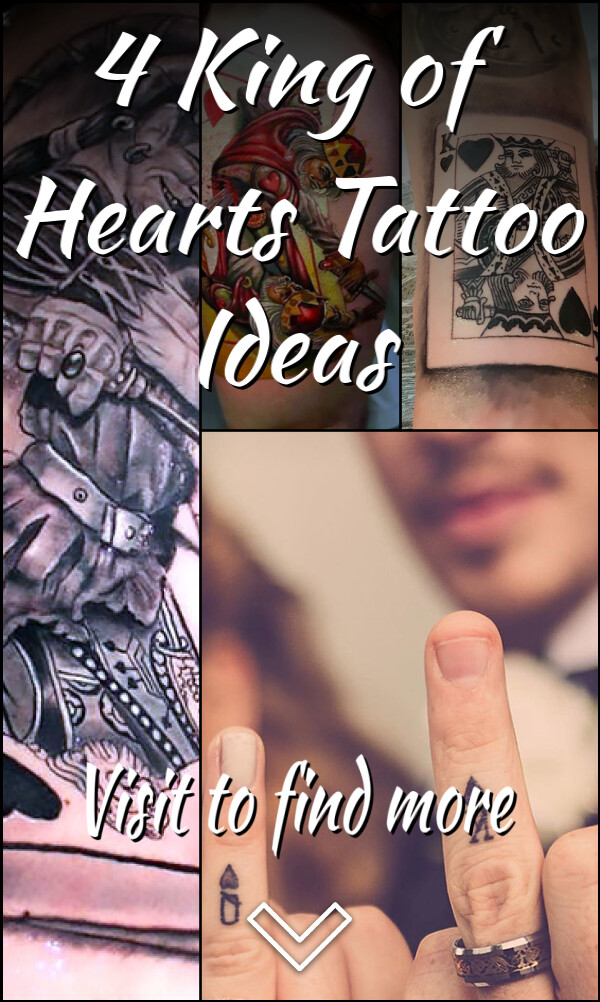 4 King of Hearts Tattoo Ideas