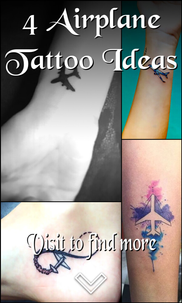 4 Airplane Tattoo Ideas