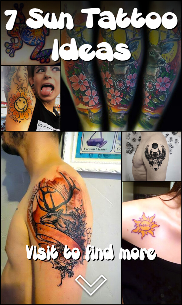 7 Sun Tattoo Ideas