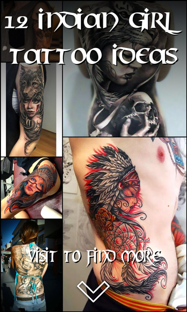 12 Indian Girl Tattoo Ideas