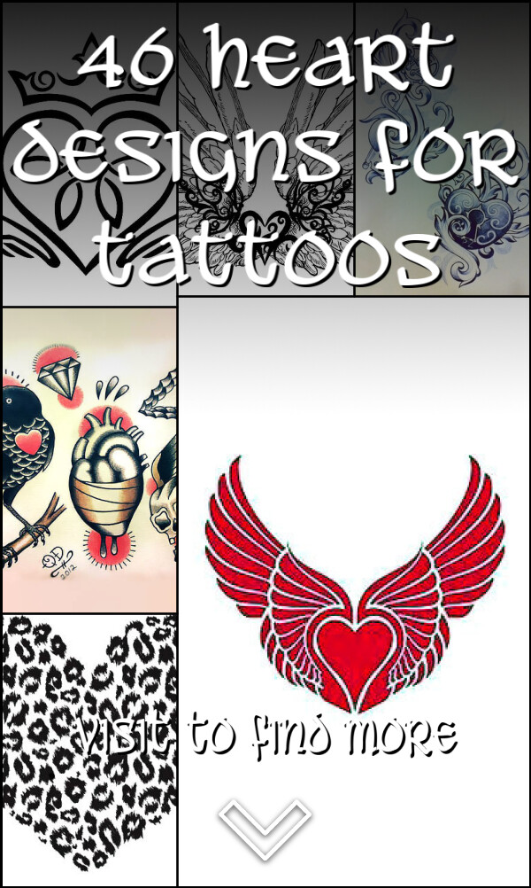 46 Heart Designs for Tattoos
