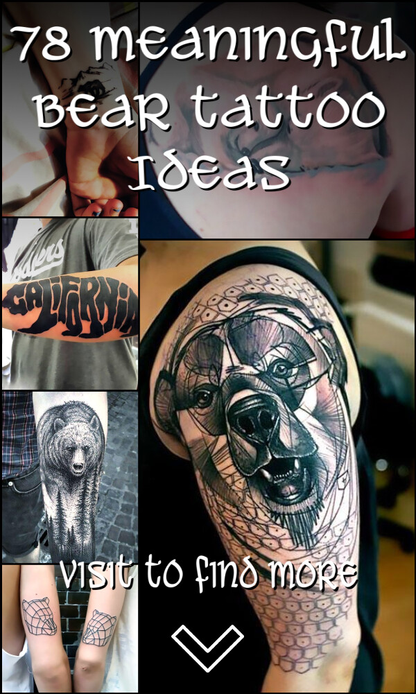 78 Meaningful Bear Tattoo Ideas