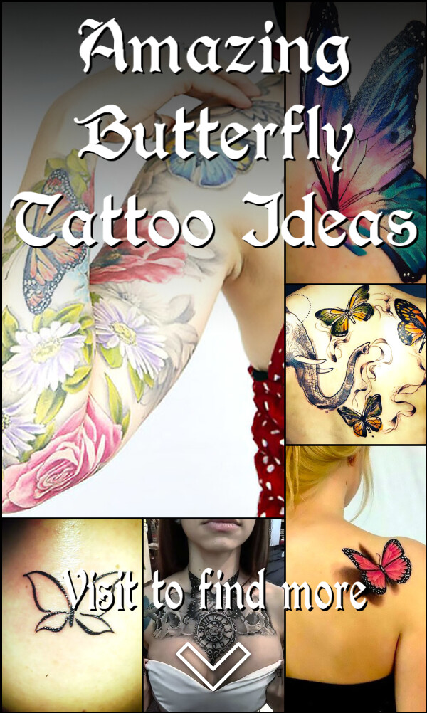 Amazing Butterfly Tattoo Ideas