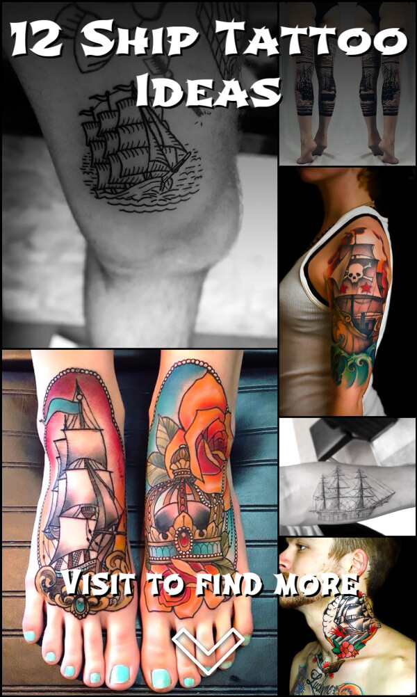 12 Ship Tattoo Ideas