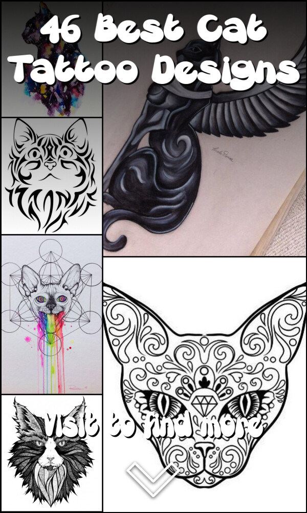46 Best Cat Tattoo Designs