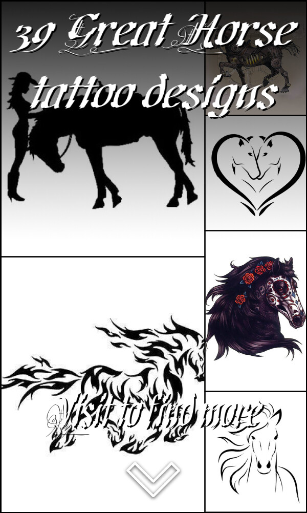 39 Great Horse tattoo designs