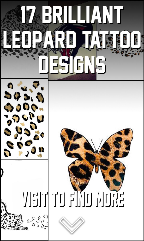 17 Brilliant Leopard Tattoo Designs