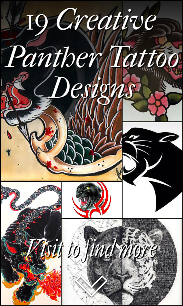 19 Creative Panther Tattoo Designs