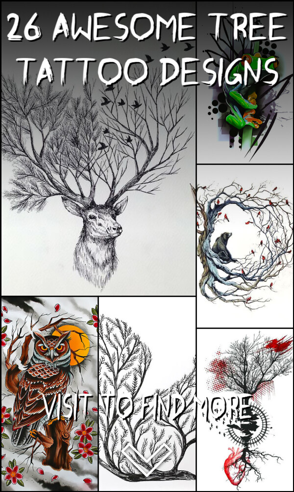 26 Awesome Tree Tattoo Designs