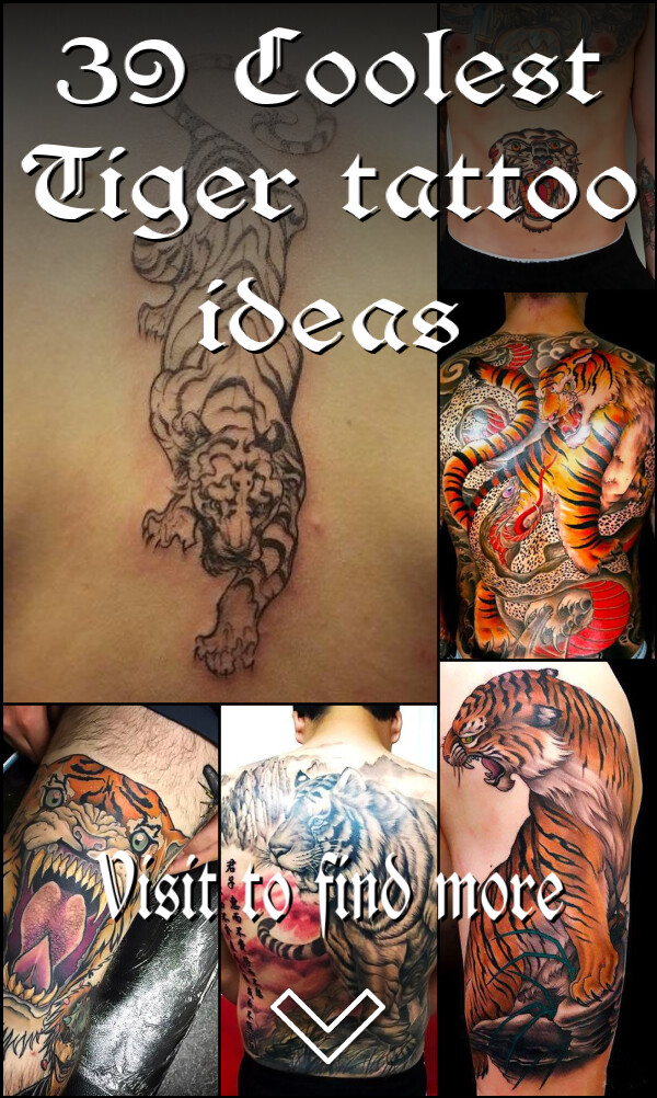 39 Coolest Tiger tattoo ideas