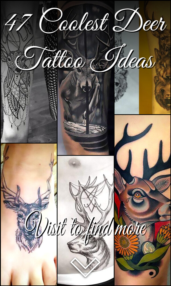 47 Coolest Deer Tattoo Ideas