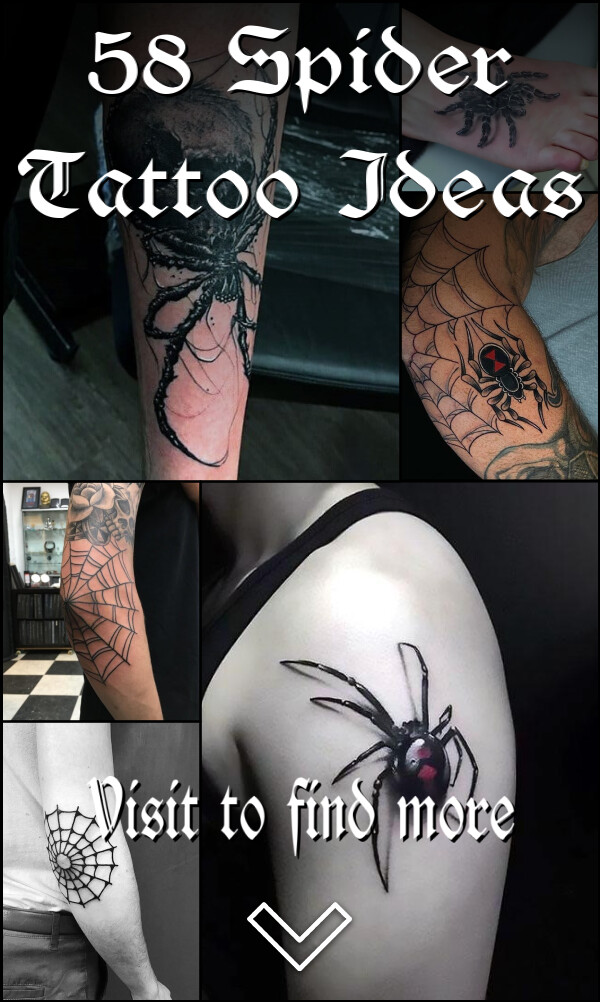58 Spider Tattoo Ideas