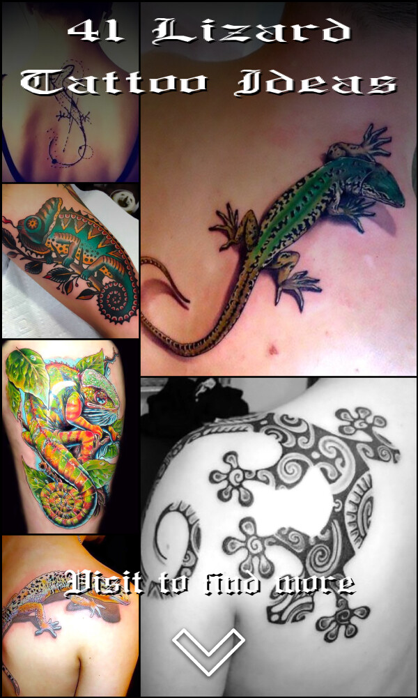 41 Lizard Tattoo Ideas