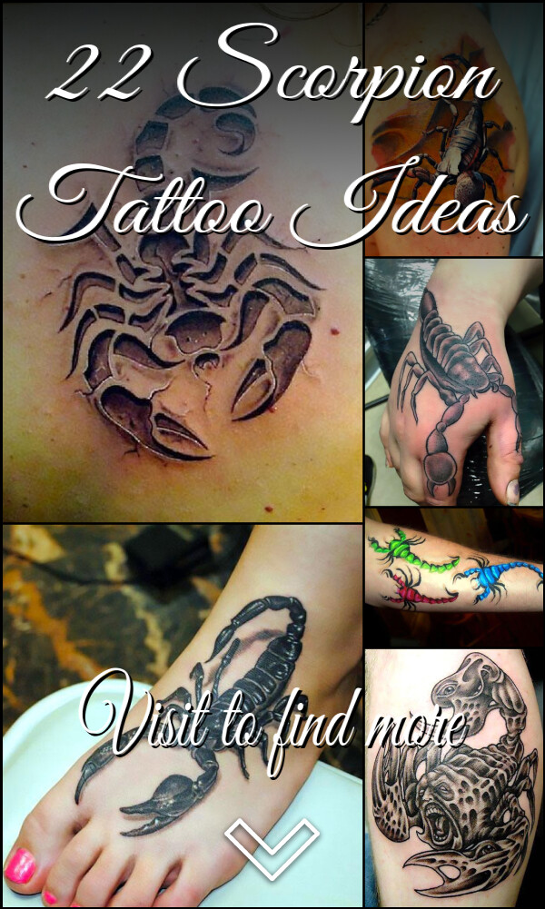 22 Scorpion Tattoo Ideas