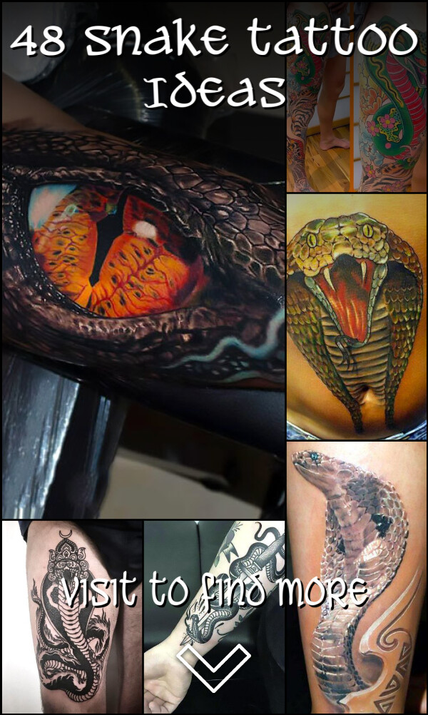 48 Snake Tattoo Ideas