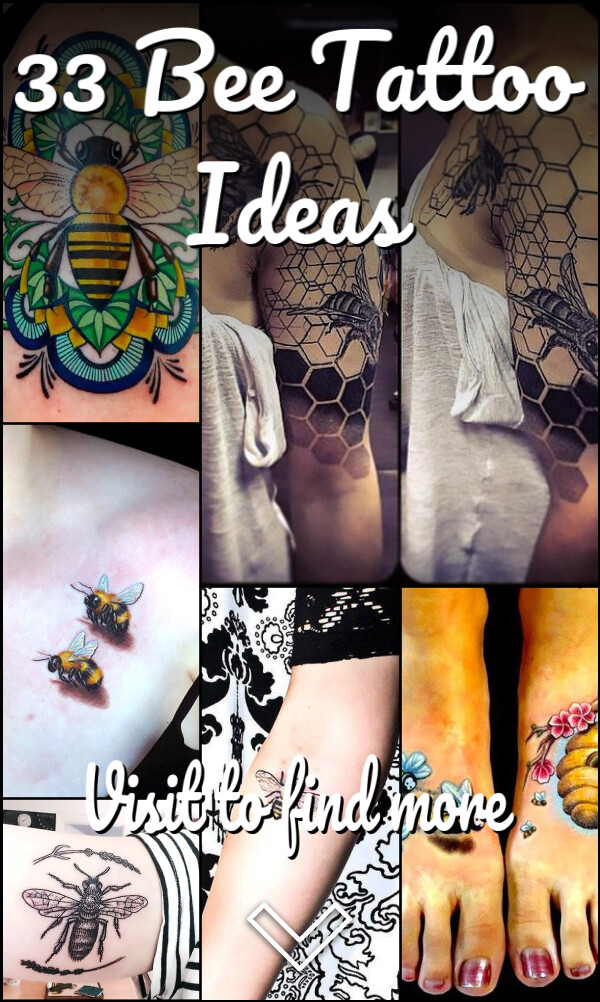 33 Bee Tattoo Ideas