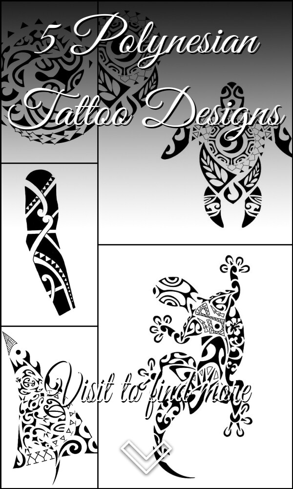5 Polynesian Tattoo Designs