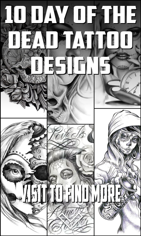 10 Day of the Dead Tattoo Designs