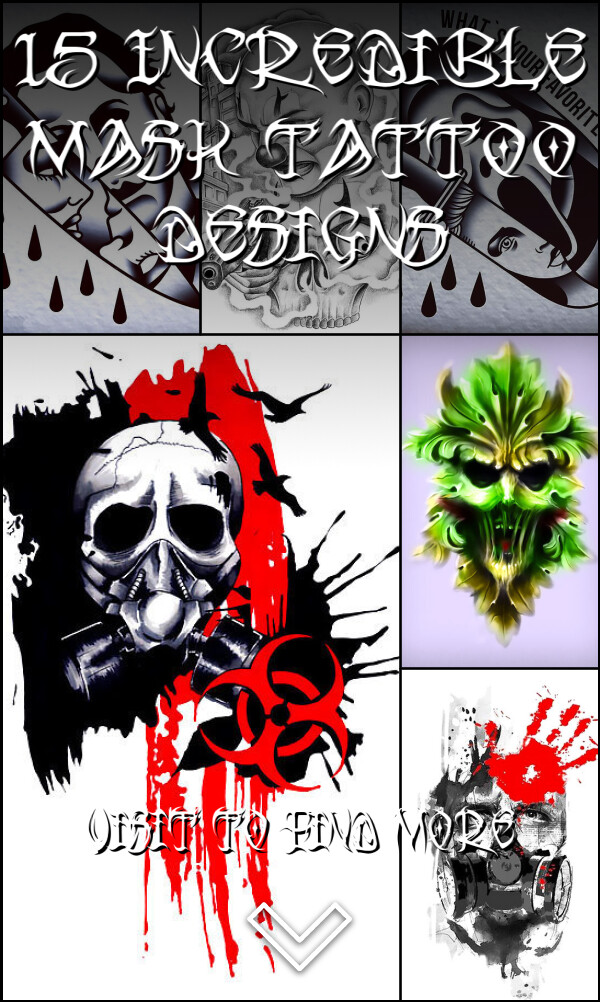15 Incredible Mask Tattoo Designs