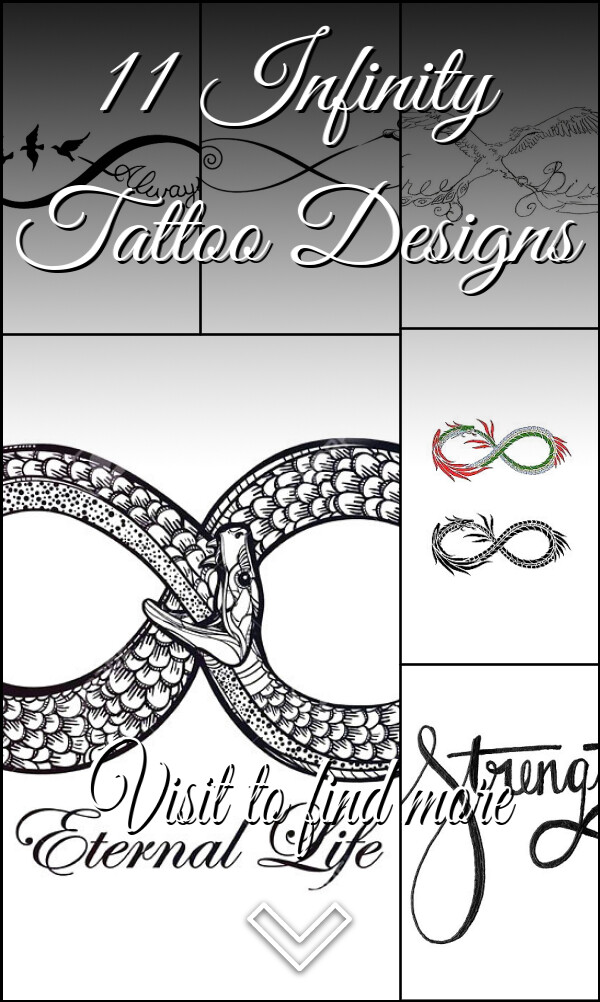 11 Infinity Tattoo Designs