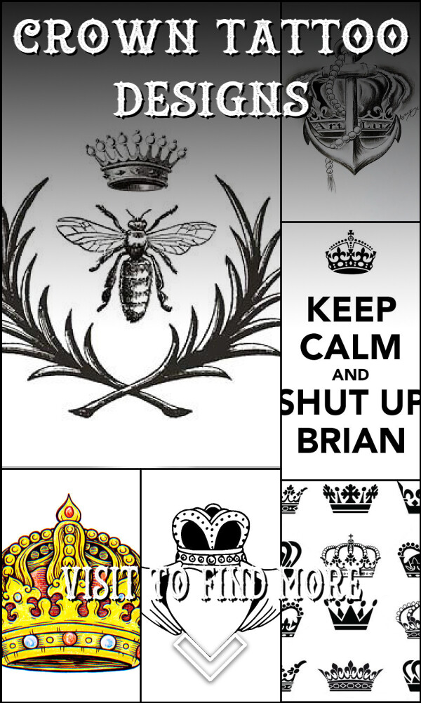 8 Crown Tattoo Designs