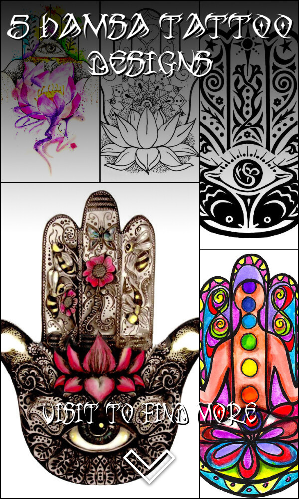 5 Hamsa Tattoo Designs