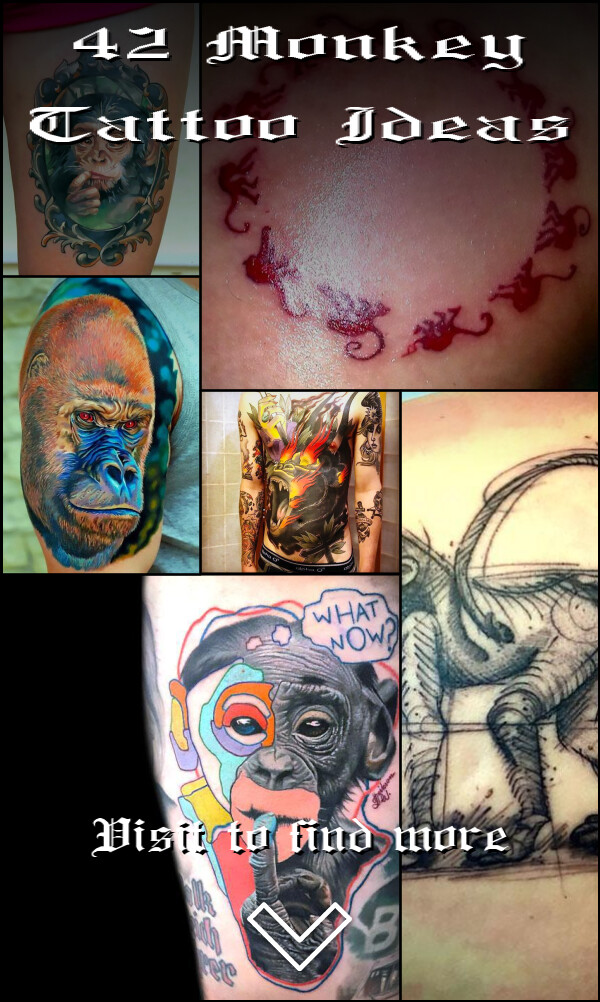 42 Monkey Tattoo Ideas