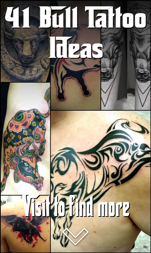 41 Bull Tattoo Ideas
