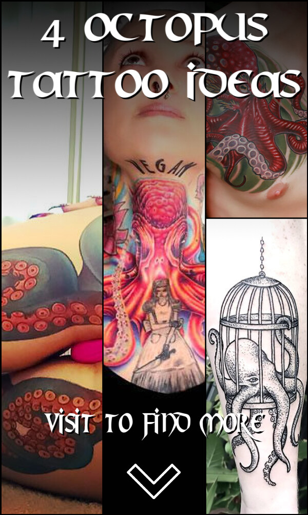 4 Octopus Tattoo Ideas