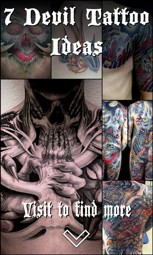 7 Devil Tattoo Ideas