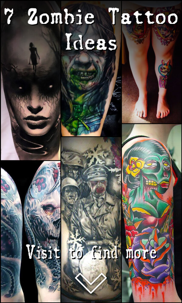 7 Zombie Tattoo Ideas