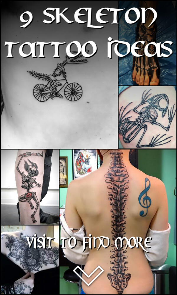 9 Skeleton Tattoo Ideas
