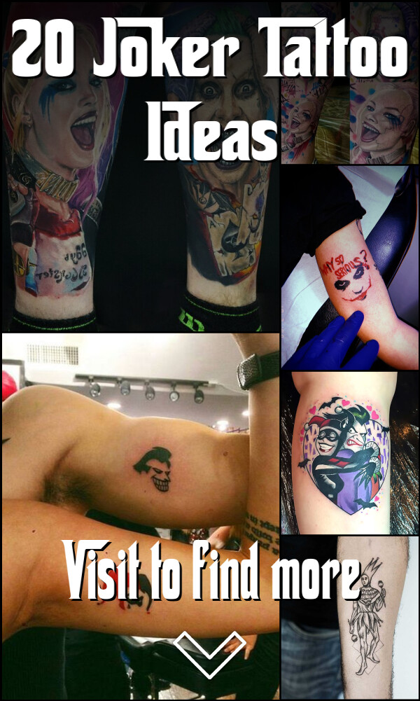 20 Joker Tattoo Ideas