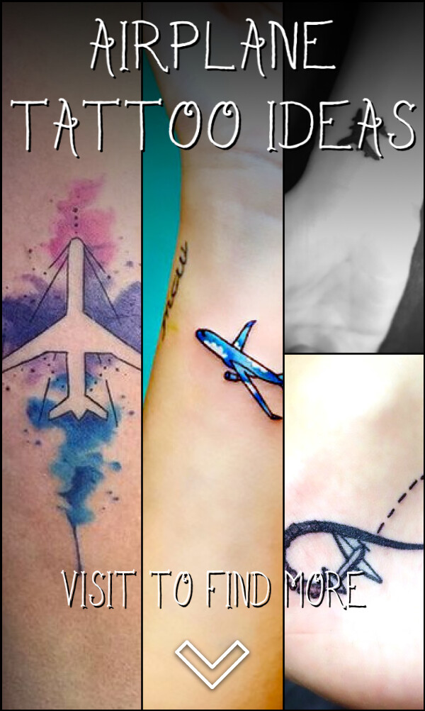 4 Airplane Tattoo Ideas